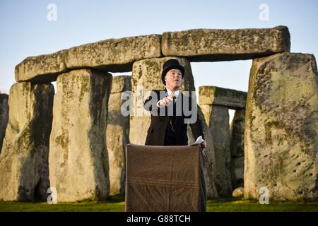 Stonehenge auction centenario contrassegnati Foto Stock