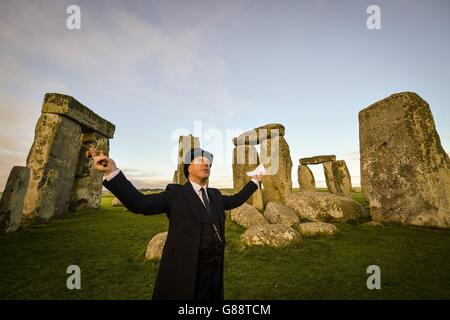 Stonehenge auction centenario contrassegnati Foto Stock