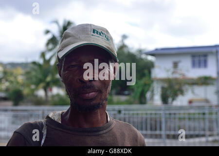 Local Port Mathurin, Rodrigues Foto Stock