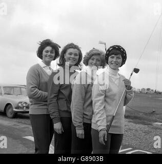 Golf - Golf Girls - Hayling Island, Hampshire Foto Stock