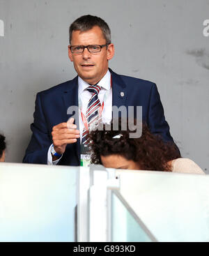 Soccer - UEFA Euro 2016 - Qualifiche - Gruppo E - San Marino v Inghilterra - Stadio Olimpico di Serravalle Foto Stock