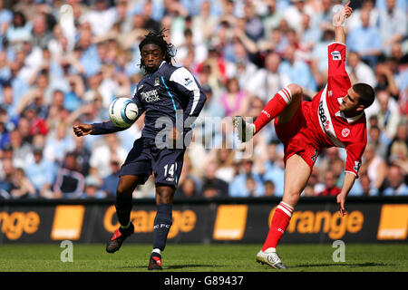 Calcio - FA Barclays Premiership - Manchester City v Middlesbrough - City of Manchester Stadium Foto Stock