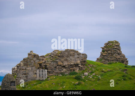 Il castello di Duntulm nell isola di Skye ,Scotland Foto Stock