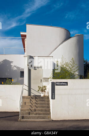 Casa da Hans Scharoun, a Weissenhofsiedlung, Weissenhof station wagon, Stoccarda, Baden-Wuerttemberg Foto Stock