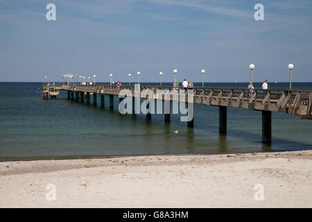 Pier, Heiligendamm, Bad Doberan, Meclemburgo-Pomerania Occidentale Foto Stock