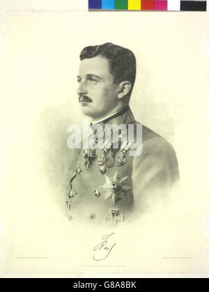 Karl I., Kaiser von Österreich Foto Stock