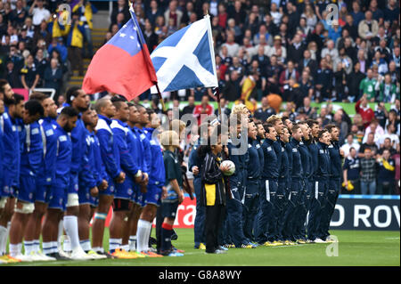 Il Rugby - Coppa del Mondo di Rugby 2015 - Pool B - Samoa v Scozia - St James Park Foto Stock