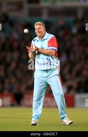 Cricket - Help for Heroes XI v resto del mondo XI - Kia Oval. Matthew Hoggard, Aiuto per Heroes XI Foto Stock