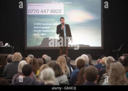 Radio Times Festival 2015. Redattore di radio Times ben Preston Foto Stock