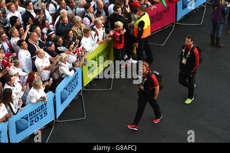 Il Rugby - Coppa del Mondo di Rugby 2015 - Piscina A - Inghilterra e Galles - Stadio di Twickenham Foto Stock