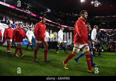 Il Rugby - Coppa del Mondo di Rugby 2015 - Piscina A - Inghilterra e Galles - Stadio di Twickenham Foto Stock