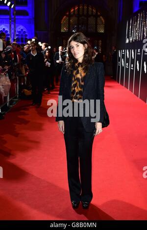 BFI cena di gala luminosa - Londra. Bella Freud partecipa alla cena di Gala luminosa BFI alla Guildhall di Londra. Foto Stock