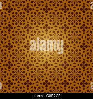 Abstract sfondo vettoriale di geometrica perfetta Arte Islamica Pattern Illustrazione Vettoriale