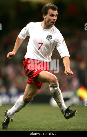 Calcio - International friendly - Galles / Ungheria - Millennium Stadium. Carl Fletcher, Galles Foto Stock