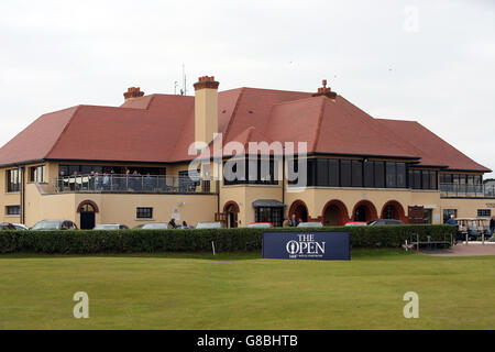 Golf - Dunlunce Links Championship Course Conferenza stampa - Royal Portrush Golf Club Foto Stock