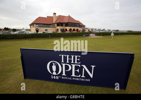 Golf - Dunlunce Links Championship Course Conferenza stampa - Royal Portrush Golf Club Foto Stock