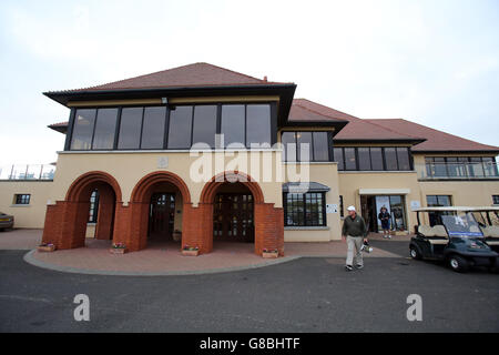 Golf - Dunlunce Links Championship Course Conferenza stampa - Royal Portrush Golf Club Foto Stock