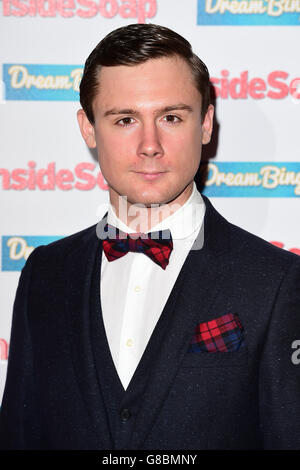 Danny-Boy Hatchard in arrivo per l'Inside SOAP Awards 2015 a DSTRKT, Londra. PREMERE ASSOCIAZIONE foto. Data immagine: Lunedì 5 ottobre 2015. Vedere PA storia sapone. Il credito fotografico dovrebbe essere: Ian West/PA Wire Foto Stock