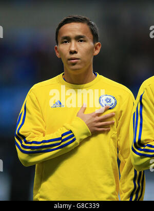 Calcio - U21 Euro Qualifiche - Inghilterra U21 contro Kazakistan U21 - Ricoh Arena. Alisher Suley, Kazakistan Foto Stock