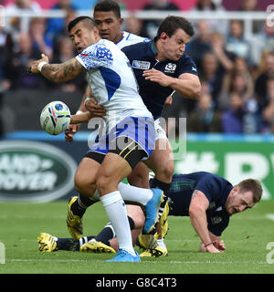 Il Rugby - Coppa del Mondo di Rugby 2015 - Pool B - Samoa v Scozia - St James Park Foto Stock