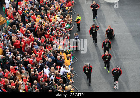 Il Rugby - Coppa del Mondo di Rugby 2015 - Piscina A - Australia v Galles - Stadio di Twickenham Foto Stock