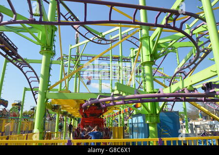 Avventura, roller coaster divertimento, attrazione, Foto Stock