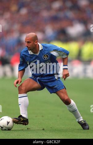 Coppa Inglese Calcio - fa Charity Shield - Chelsea / Manchester United - Wembley. Gianluca Vialli, Chelsea Foto Stock
