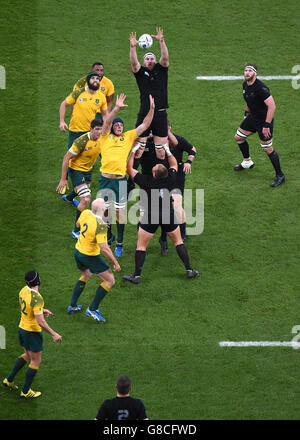 Il Rugby - Coppa del Mondo di Rugby 2015 - finale - Nuova Zelanda v Australia - Twickenham Foto Stock