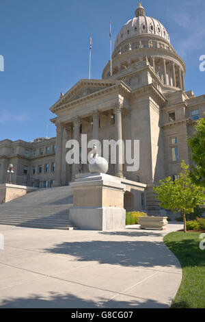 Boise Idaho State Capitol Building nel centro cittadino di Boise. Foto Stock