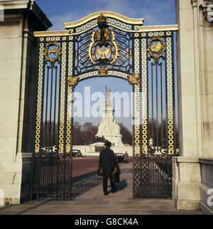 Scene di Londra - Victoria Memorial - The Mall Foto Stock