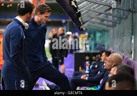 Soccer - UEFA Europa League - Gruppo J - RSC Anderlecht v Tottenham Hotspur - Constant Vanden Stock Stadium Foto Stock