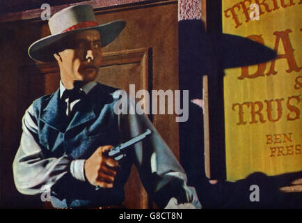 Pistola duello a Durango, aka: Die Würfel sind gefallen, USA 1957, Regie: Sidney Salkow, Darsteller: George Montgomery Foto Stock