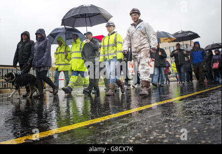 Crisi siderurgica Foto Stock