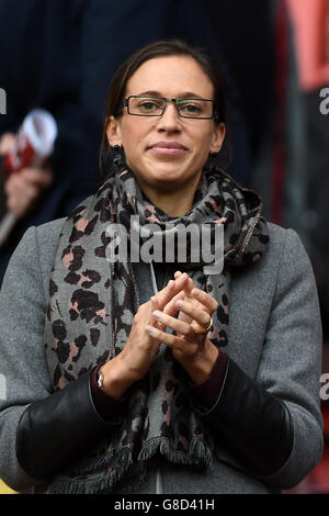 Calcio - Sky Bet Championship - Charlton Athletic v Brentford - The Valley. Katrien Meire, Chief Executive Charlton Athletic Foto Stock