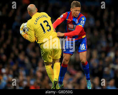 Calcio - Capital One Cup - quarto round - Manchester City v Crystal Palace - Etihad Stadium Foto Stock