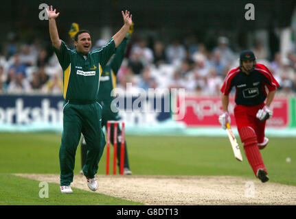 Cricket - Venti20 Cup - Nottinghamshire fuorilegge v Lancashire fulmini - Trent Bridge Foto Stock