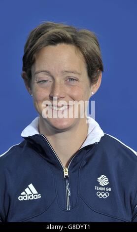 Abbazia di Bisham, Buckinghamshire, UK. Il 28 giugno, 2016. Hannah Macleod, 32, Boston, womens hockey. TeamGB annuncia la squadra di hockey per la Rio2016 Olimpiadi. La National Hockey Center. Abbazia di Bisham. Buckinghamshire. Regno Unito. 28/06/2016. Credito: Sport In immagini/Alamy Live News Foto Stock