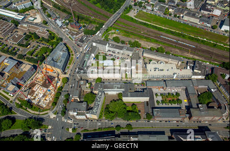 Vista aerea, WAZ, West tedesco Allgemeine Zeitung principale, editoriale Zentralredaktion Friedrichstrasse, Europa-Center, un hotel nuovo, Foto Stock