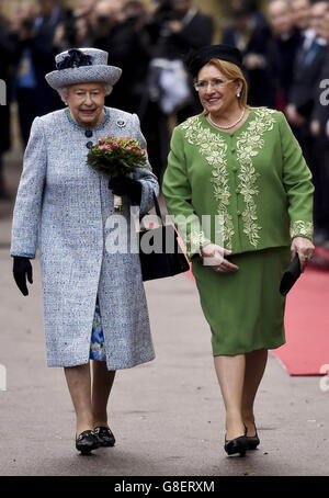 Commonwealth riunione dei capi di Stato - Malta - Giorno 1 Foto Stock