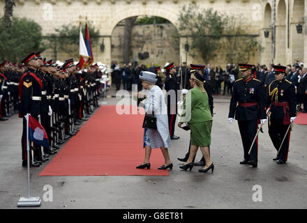 Commonwealth riunione dei capi di Stato - Malta - Giorno 1 Foto Stock