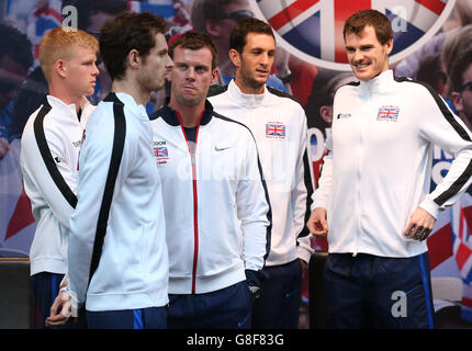 Davis Cup - Gran Bretagna v Belgio - finale - Anteprima giorno tre - Flanders Expo Center Foto Stock