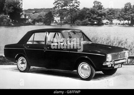 Hillman Hunter, la nuova berlina familiare a cinque posti introdotta dal gruppo Roots per sostituire la berlina Super Minx nella gamma Hillman. Foto Stock