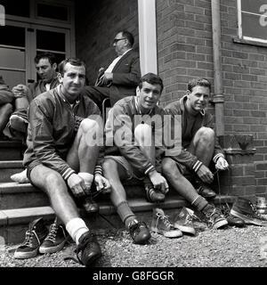 Calcio - Coppa del Mondo di calcio Inghilterra 66 - Inghilterra Possibles Formazione - Lilleshall Foto Stock