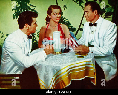 Vietato, aka: Strandgut, USA 1953, Regie: Rudolph Mate, Darsteller: Tony Curtis, Joanne Dru, Lyle Bettger Foto Stock