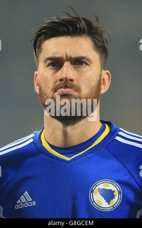 La Bosnia e Erzegovina v Repubblica di Irlanda - UEFA EURO 2016 Qualifiche - Play-off - Prima tappa - Stadion Bilino Polje Foto Stock