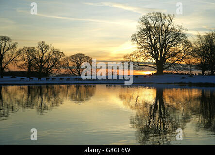 Inverno Meteo Dec xiii 2015 Foto Stock