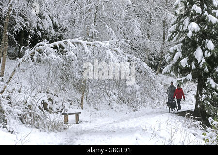 Inverno Meteo Dec xiii 2015 Foto Stock