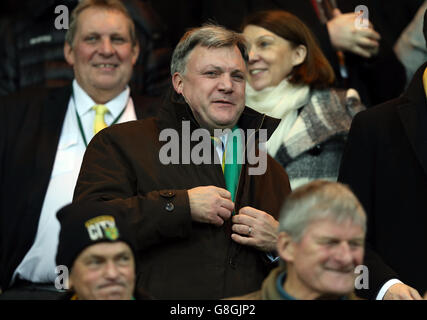 Norwich City / Aston Villa - Barclays Premier League - Carrow Road. Ed Balls Chairman di Norwich City durante la partita della Barclays Premier League a Carrow Road, Norwich. Foto Stock