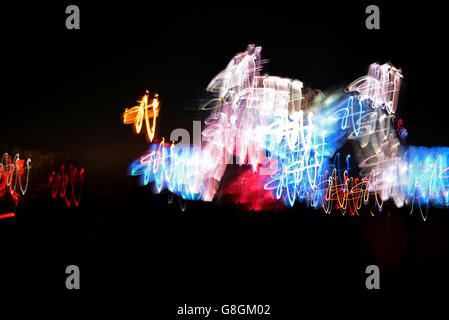 Il campo di Arcadia a Glastonbury Festival, 2016 Foto Stock