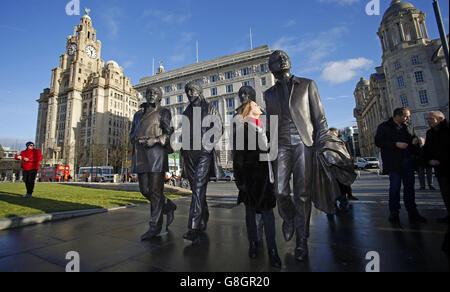 Statua di Beatles Foto Stock